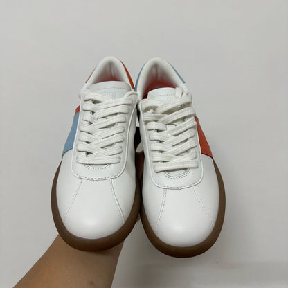Camper White Colourblock Leather Sneakers