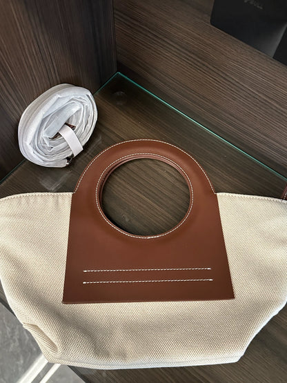 HEREU Cala Canvas and Leather Bag — product detail 9