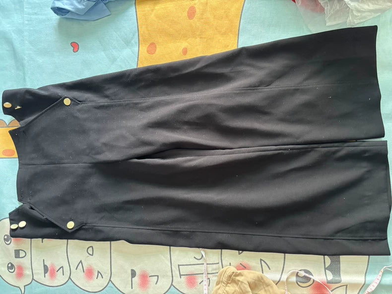 & Other Stories Gold-Button Black Trousers