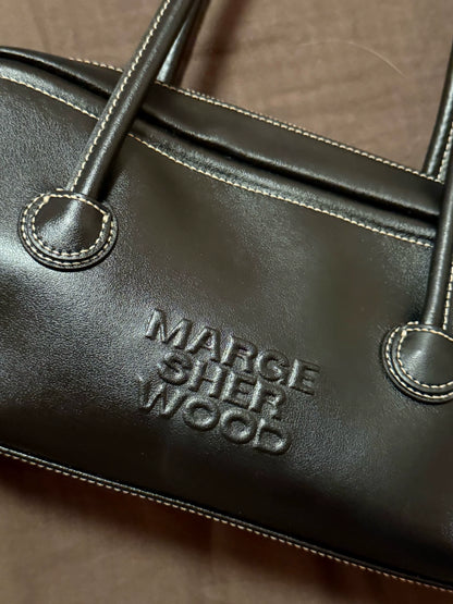 Marge Sherwood Black Leather Handbag – photograph 2
