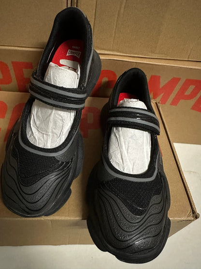 Camper Karst Black Sport Mary Janes — product detail 2