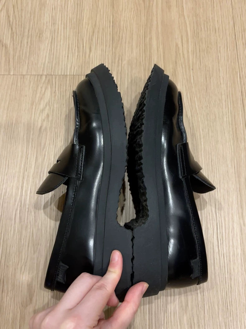 Camper Walden Black Chunky Loafers