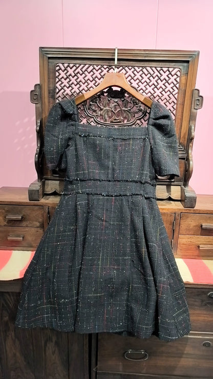 Yangqi charcoal dress alternate view