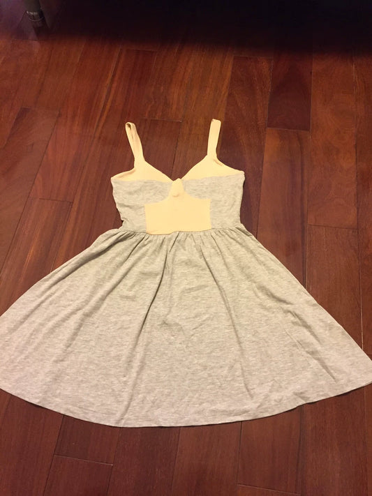 MONKI Contrast Bodice Strappy Skater Dress