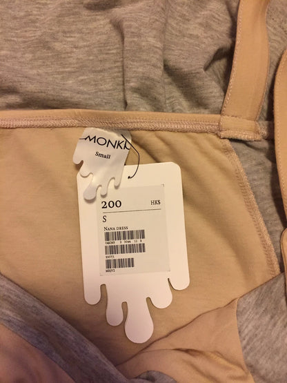 MONKI Contrast Bodice Strappy Skater Dress