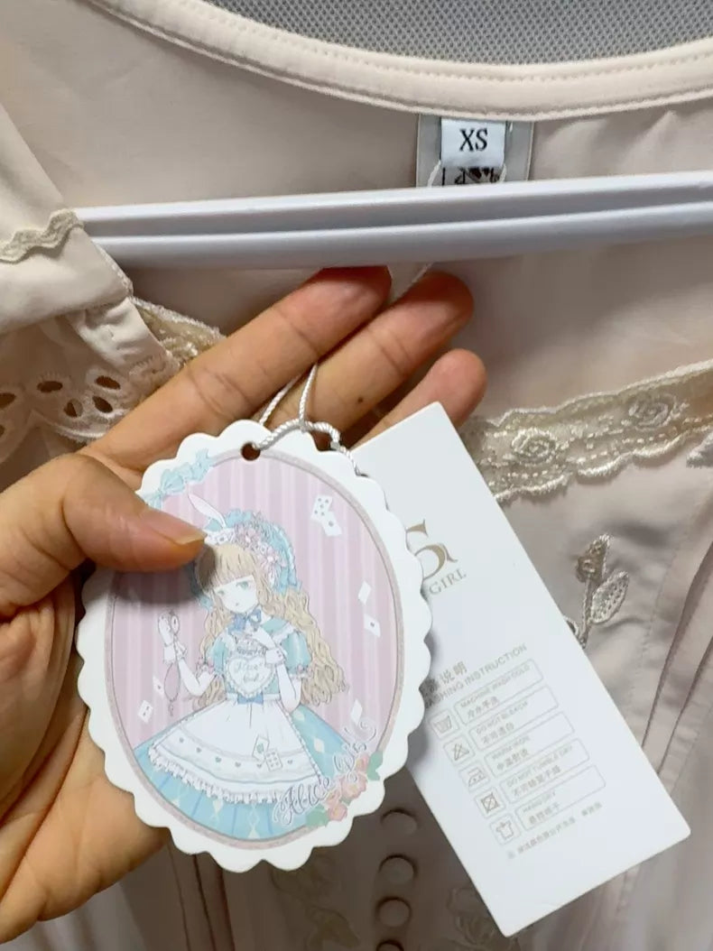 Ivory Embroidered Storybook Blouse