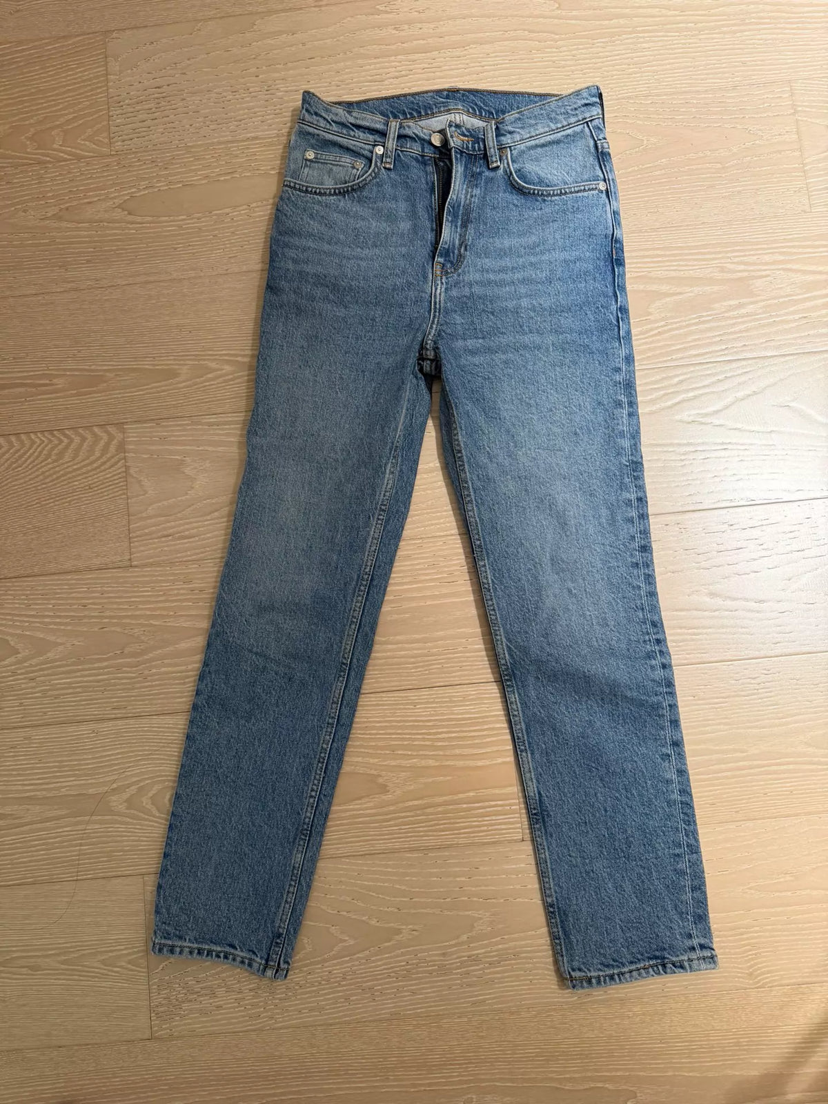 Actual ARKET blue straight-leg jeans