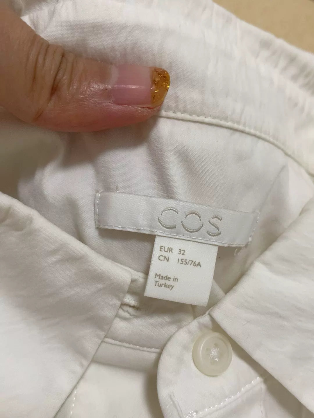 COS shirt brand and EU 32 label