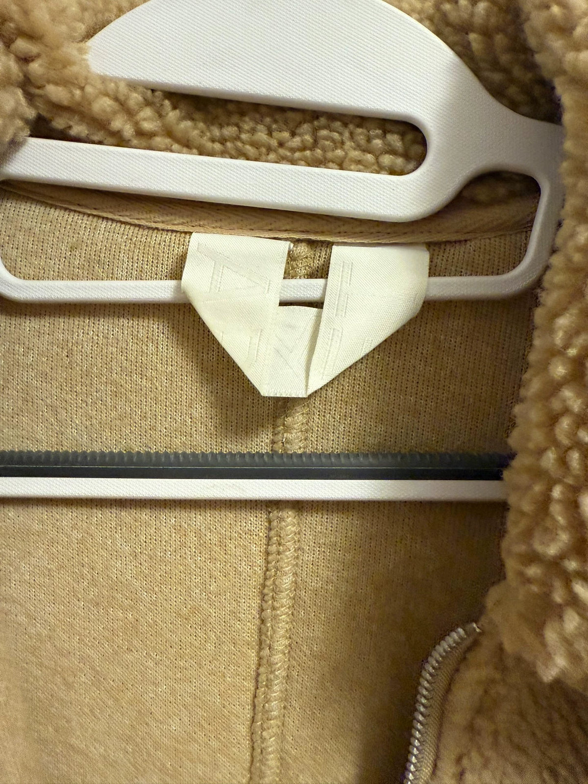ARKET jacket neckline and label